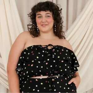 Black Polka Dot Skirt